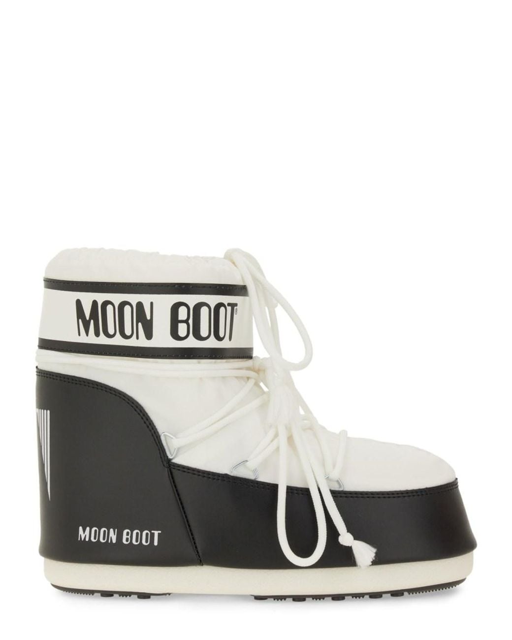 Moon Boot White Icon Low Boots Polyamide