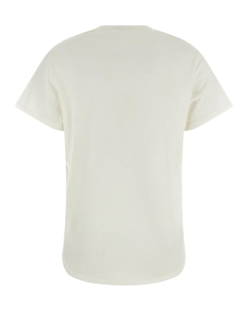 Fendi White Logo-Print T-Shirt