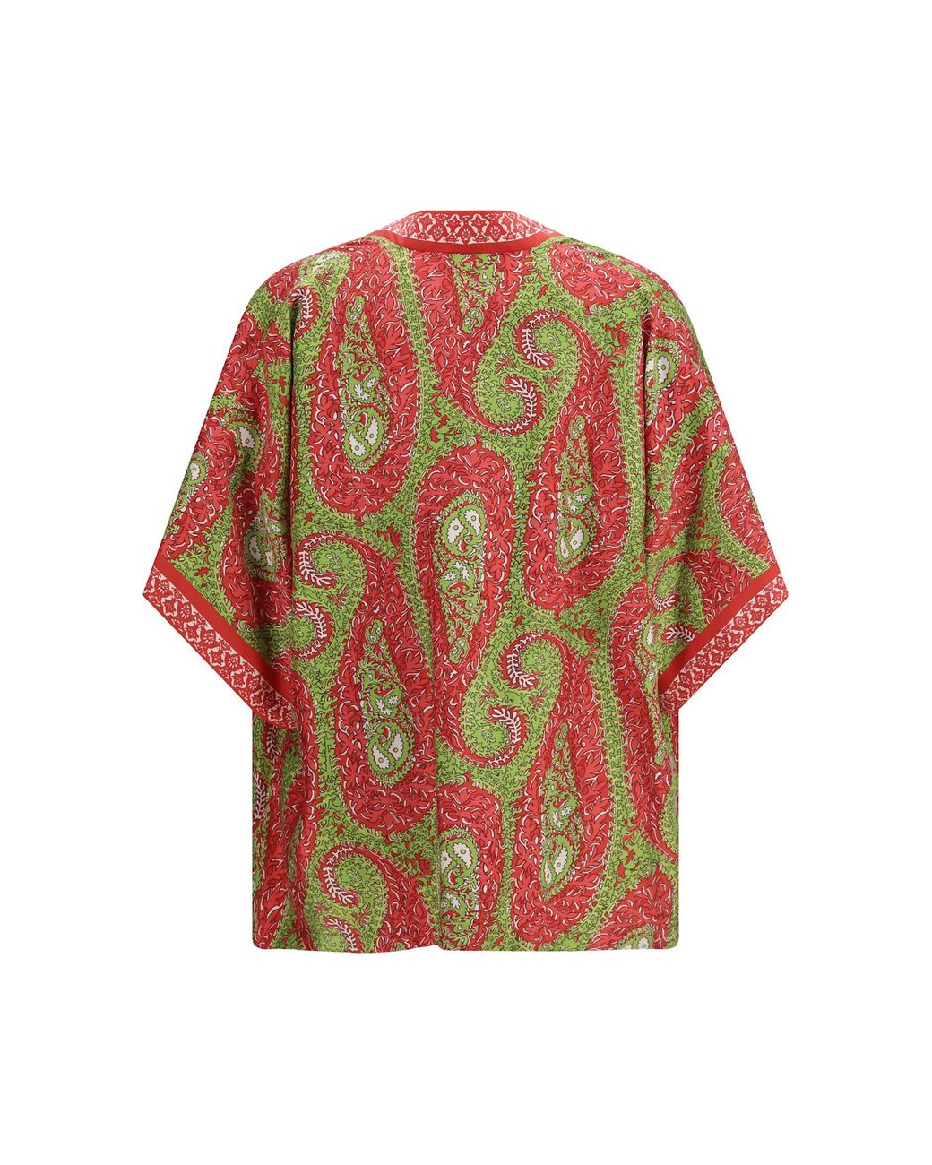 Etro Red Printed Kesa Jacket