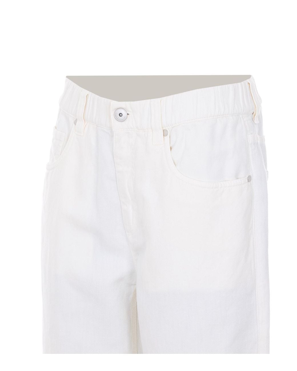 Brunello Cucinelli White Trousers Cotton