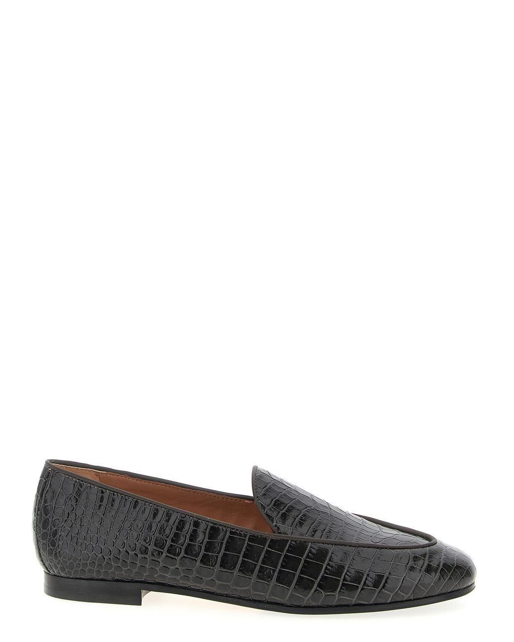 Aquazzura Gray 'Guanto' Loafers