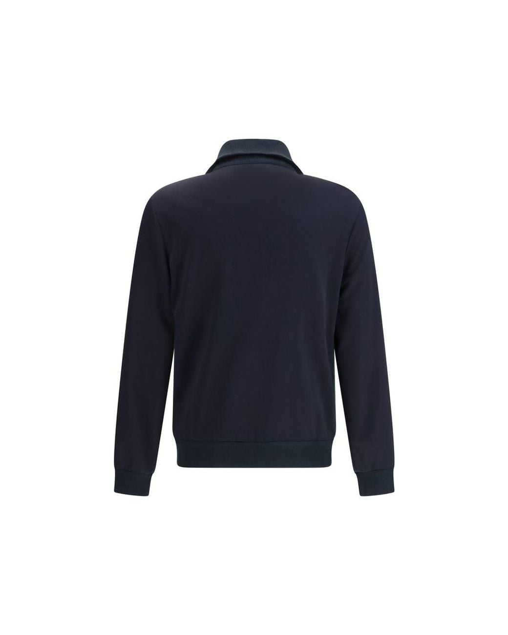 Gucci Blue Gucci Web-Tape Technical Jersey Sweatshirt for men