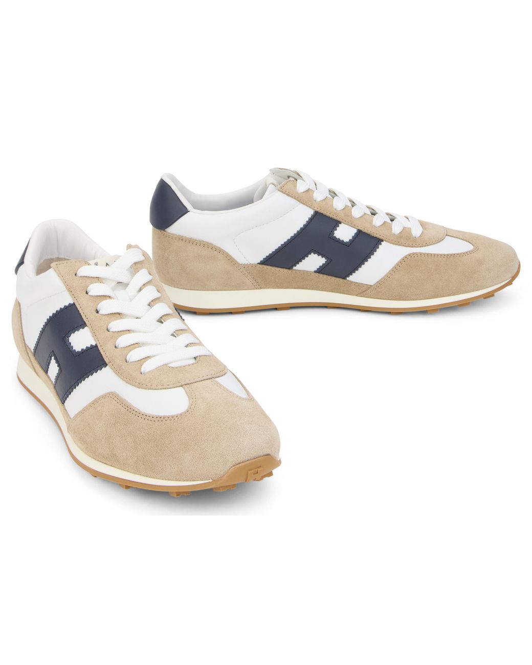 Hogan White Sneakers H699 Leather Trainers for men