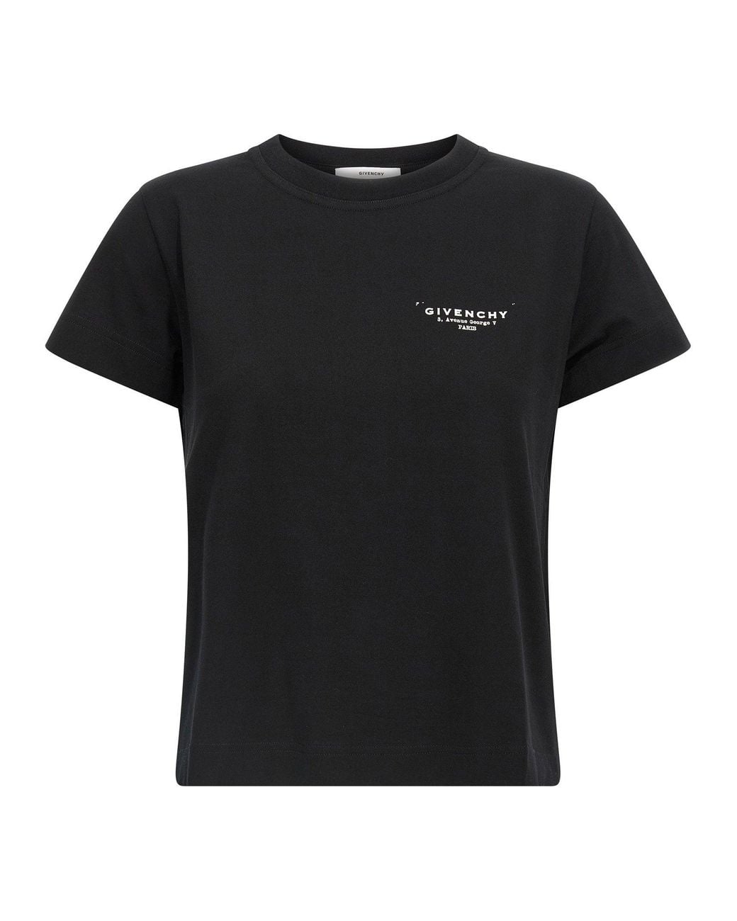 Givenchy Black Logo-Print T-Shirt