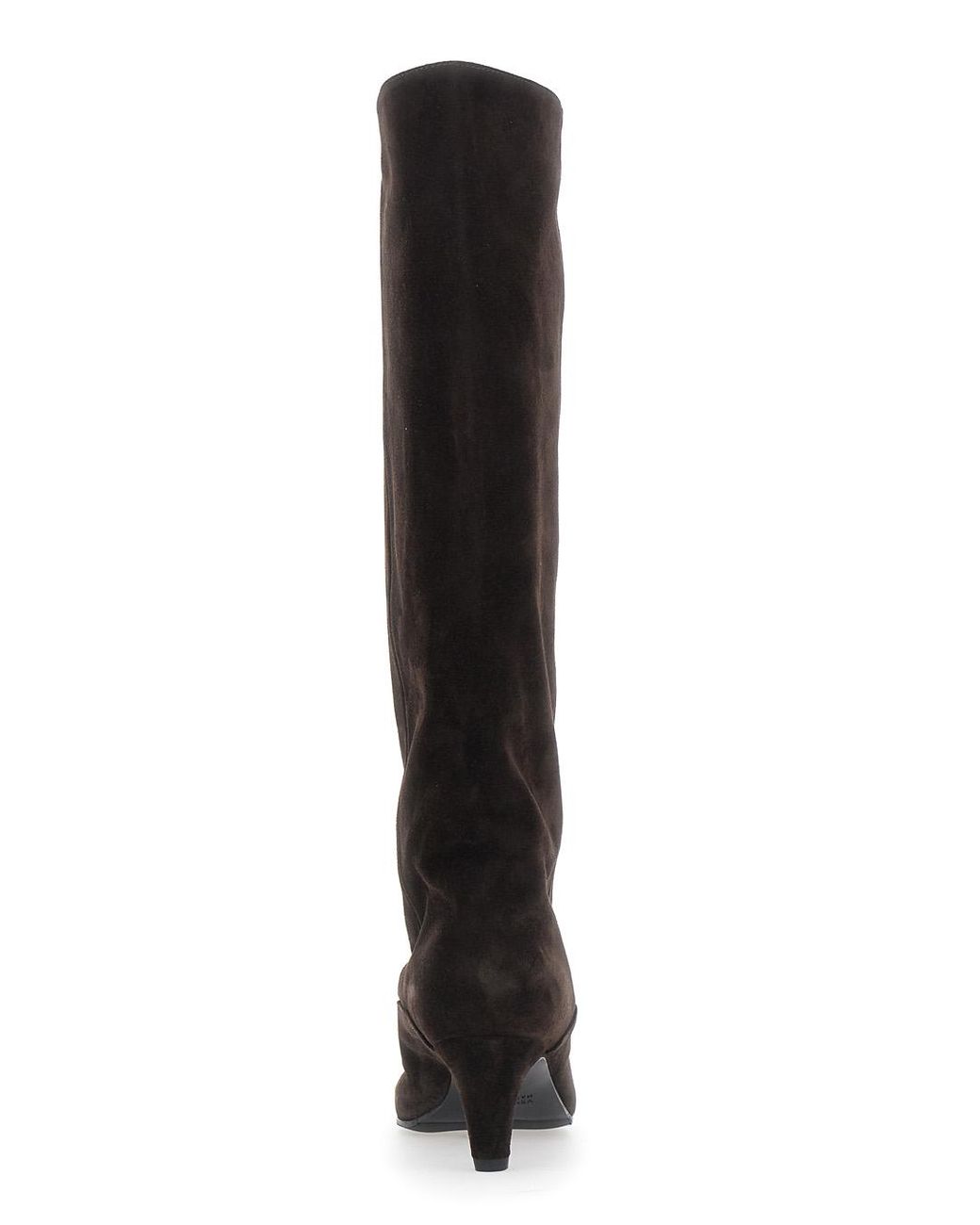 Strategia Black Boots Amber Leather