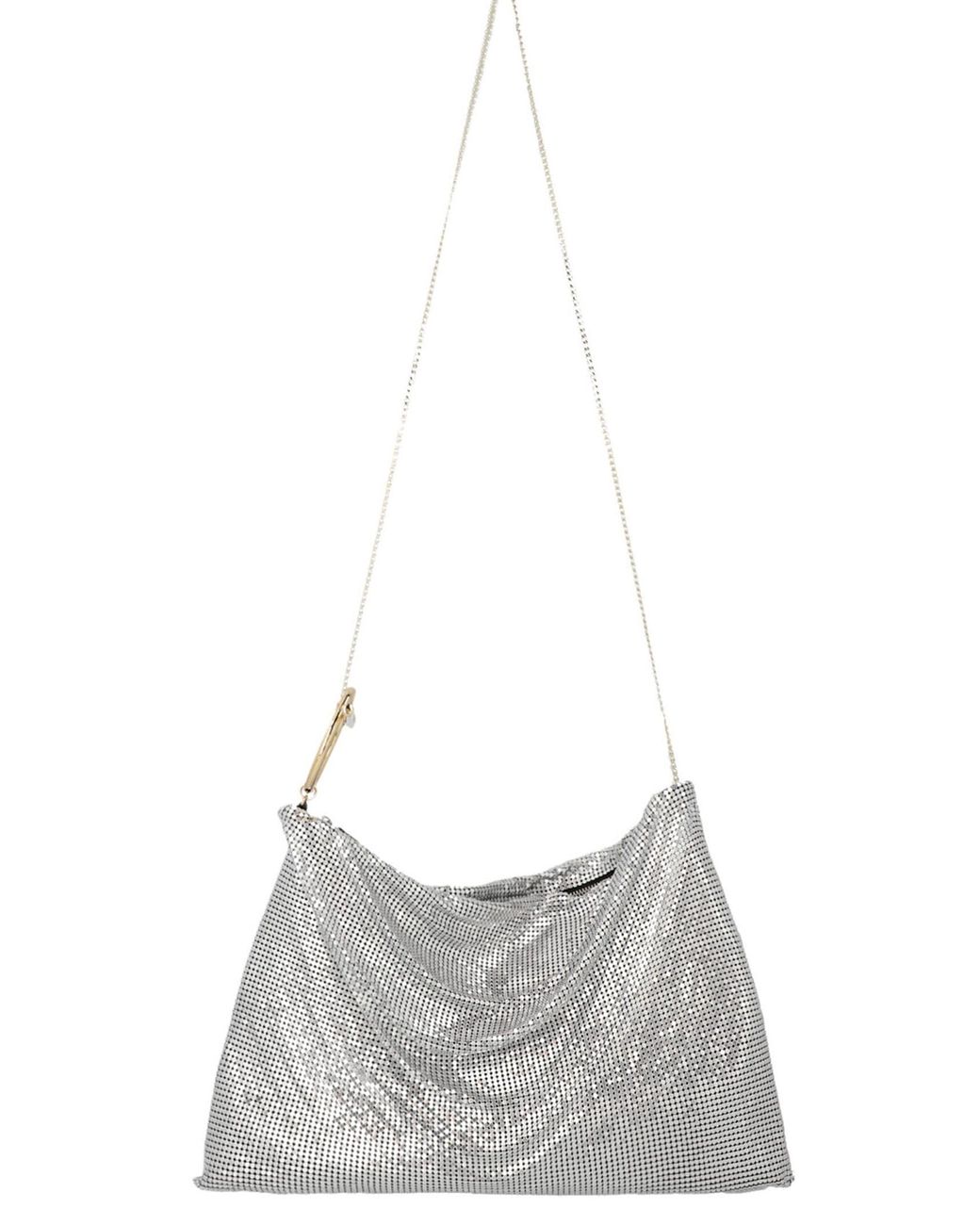 Womens Bags Hobo bags and purses Paco Rabanne Hobo in Silver Metallic 
