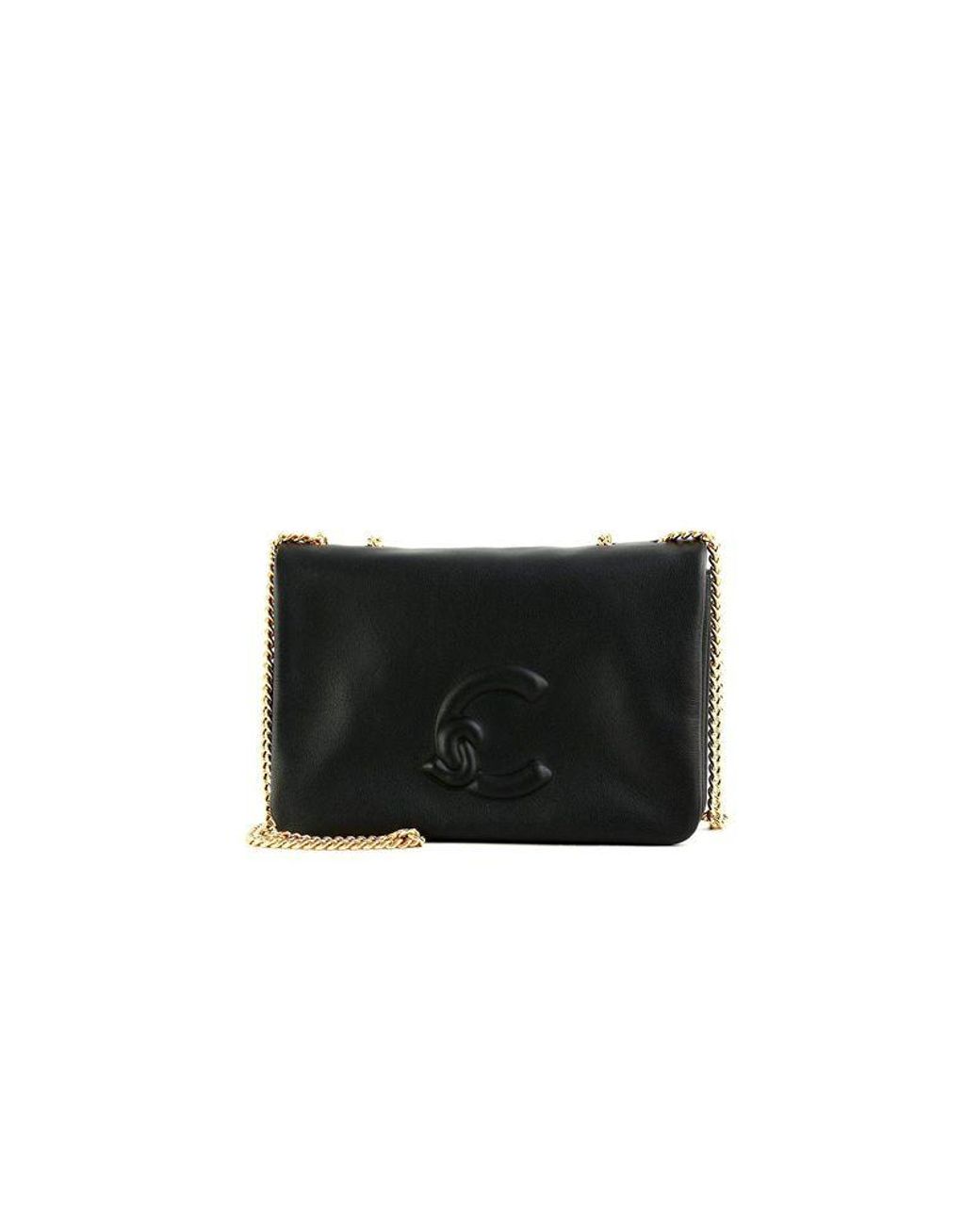 Coccinelle Black Mini Crossbody Bag Cowhide Crossbody-Bags