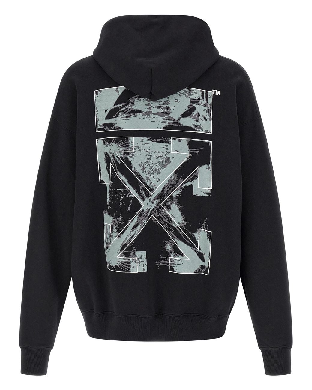 Off-White c/o Virgil Abloh Blue 'Paint Arrow Skate' Hoodie for men