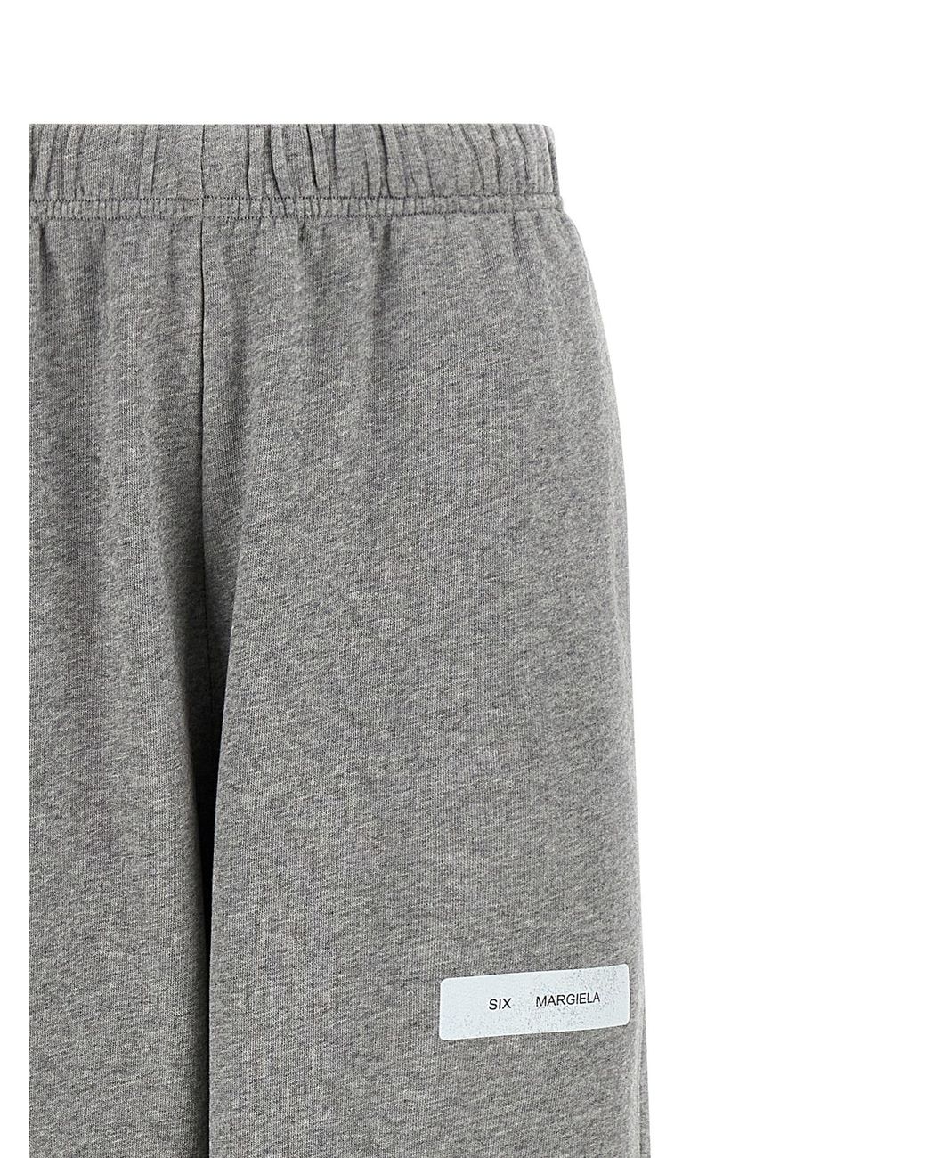 MM6 by Maison Margiela Gray Sweatshirt Joggers Cotton Pant