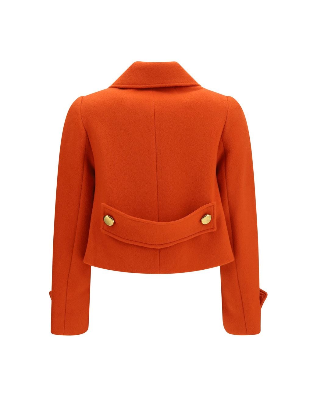 P.A.R.O.S.H. Orange Leak Single Breasted Blazer Wool Ovis Aries Blazers & Vests