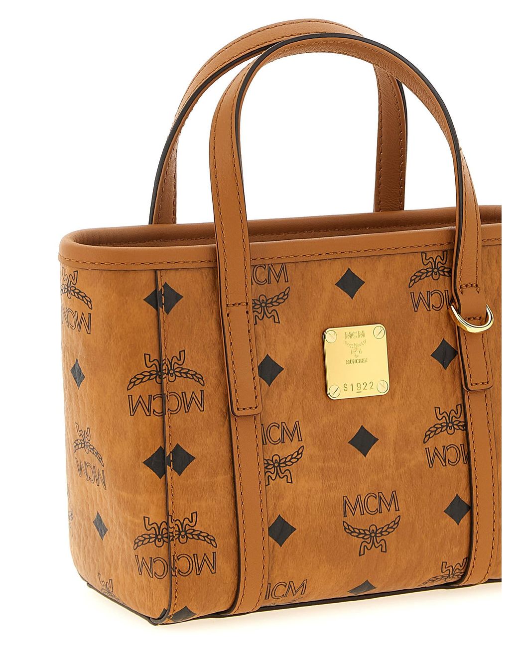 MCM Brown Toni X-Mini Shopping Bag