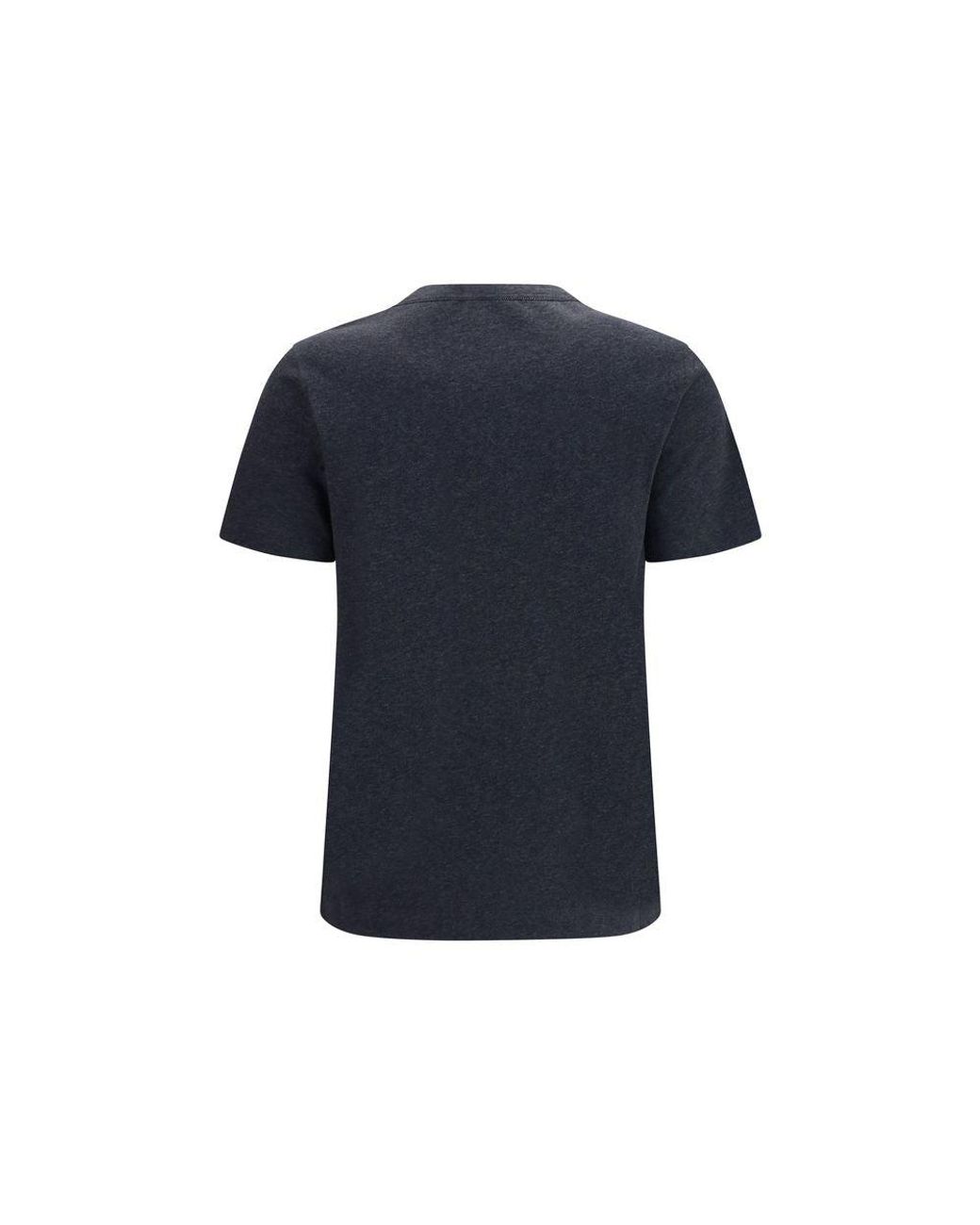 Brunello Cucinelli Blue Gray Cotton T