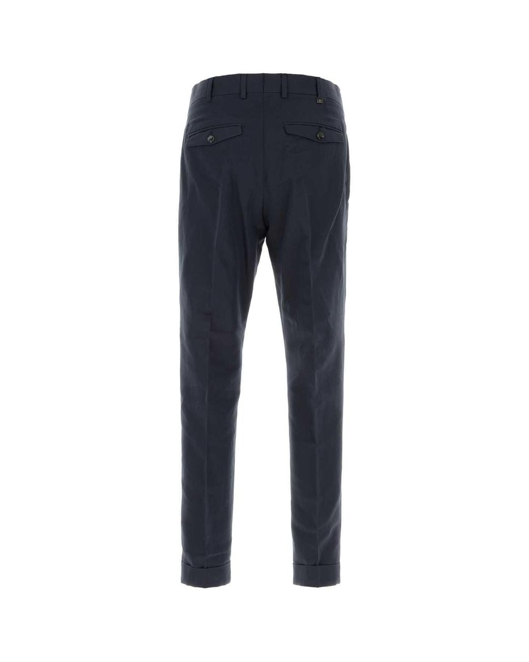 PT Torino Blue Linen Blend Pant for men