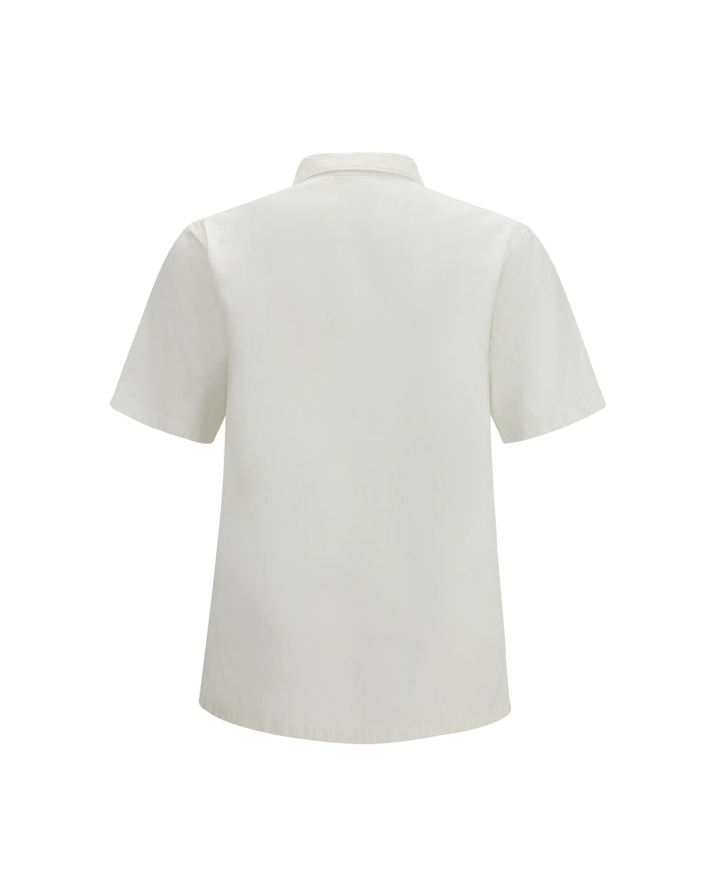 Prada Gray Distressed Cotton Shirt for men