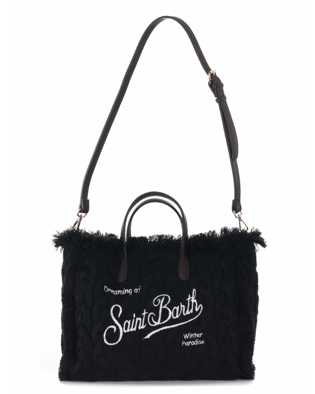 Mc2 Saint Barth Small Shopping Bag in Black | Lyst
