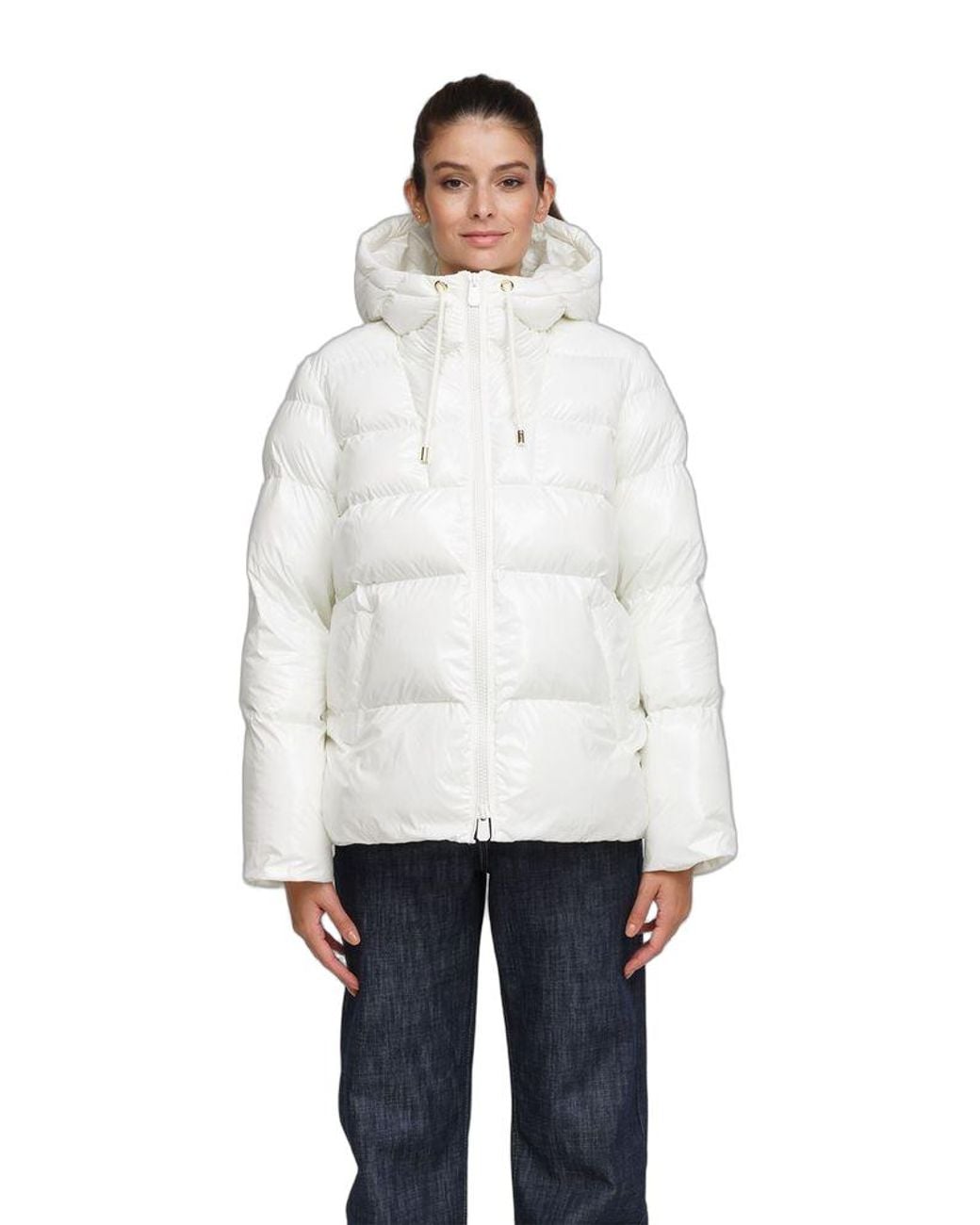 Pinko White Pinko Eleodoro Down Jacket