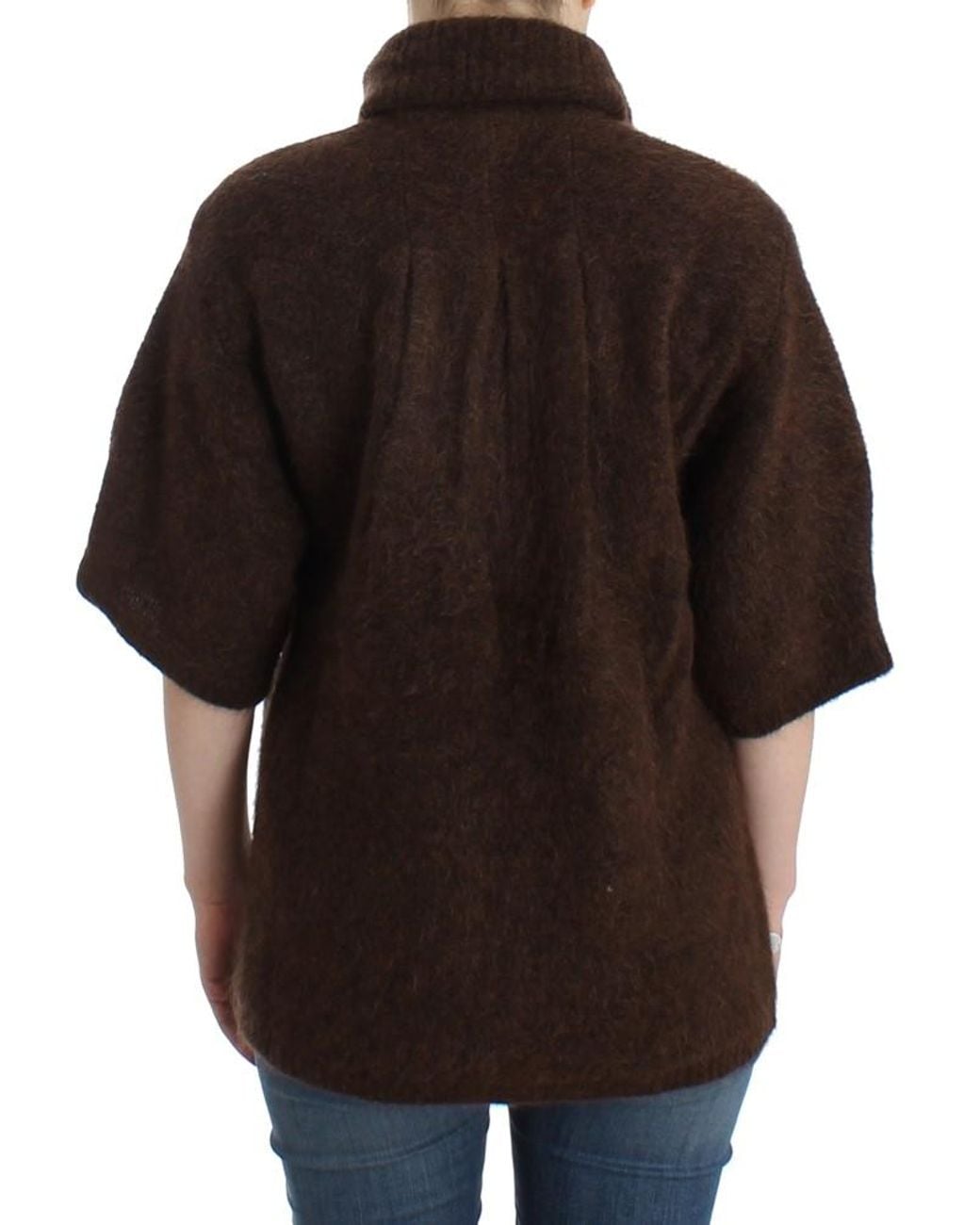 Roberto Cavalli Black Mohair Knitted Cardigan