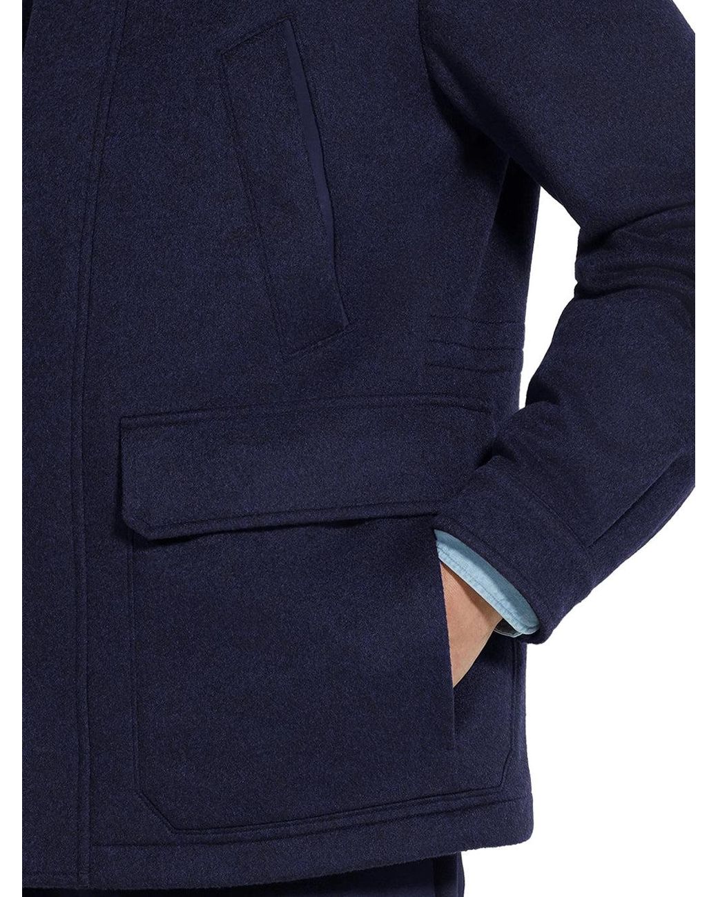 Zegna Blue Cashmere Jacket for men