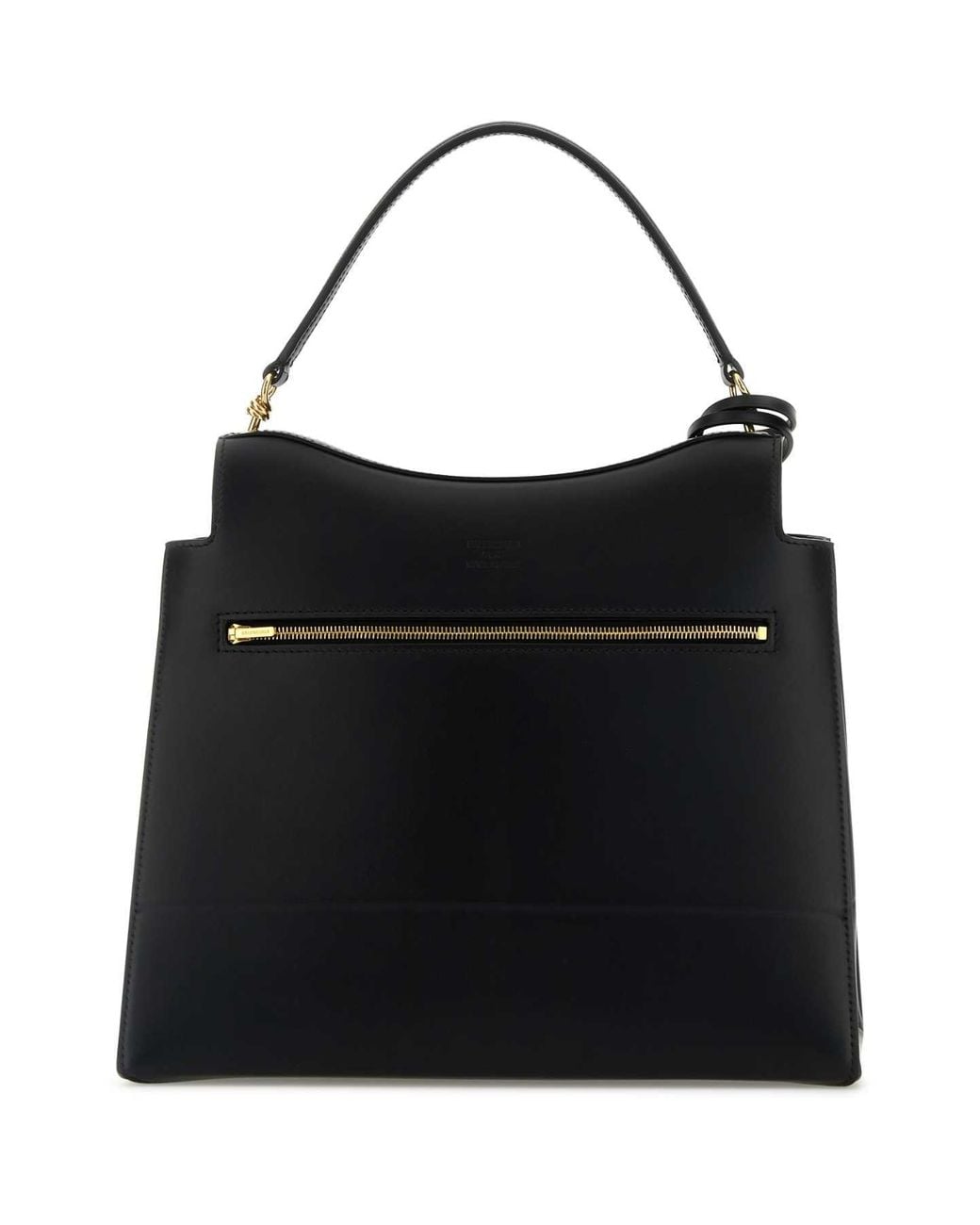 Balenciaga Black Leather Medium Nano Handbag 28Cm