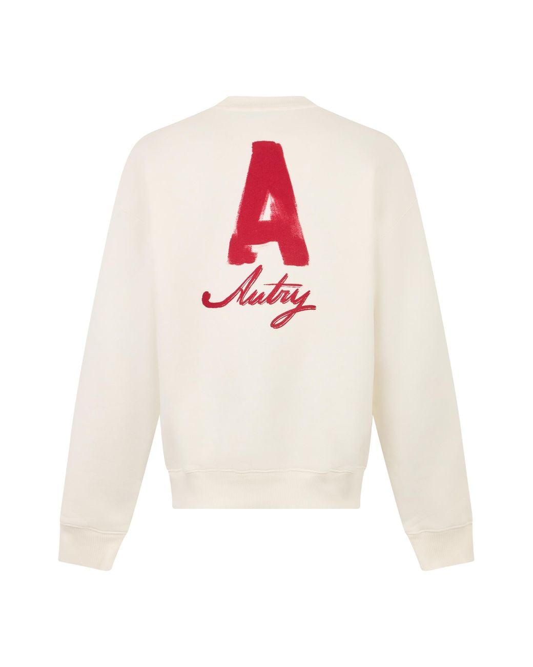 Autry White Cotton Sweatshirt With Printed Logo Sweater for men