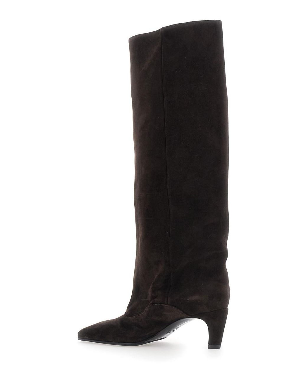 Strategia Black Boots Amber Leather