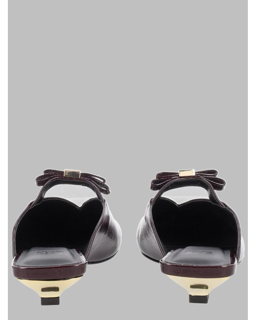 Ganni Gray Mule Sue Low Heel Bio-Based Polyurethane