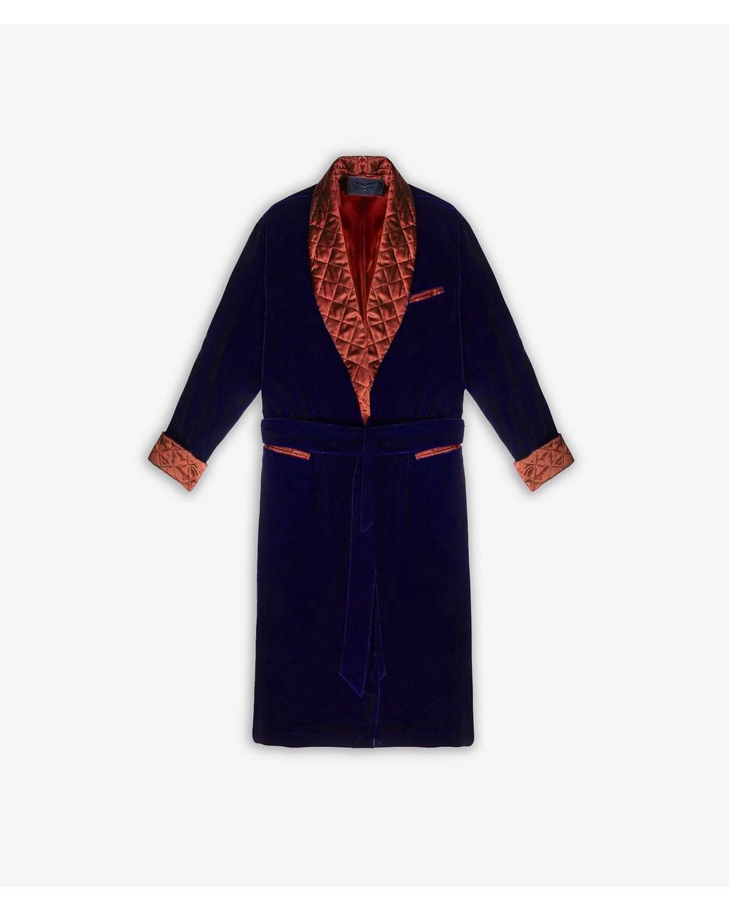 Larusmiani Robe Clark Gable Velvet in Blue for Men | Lyst UK
