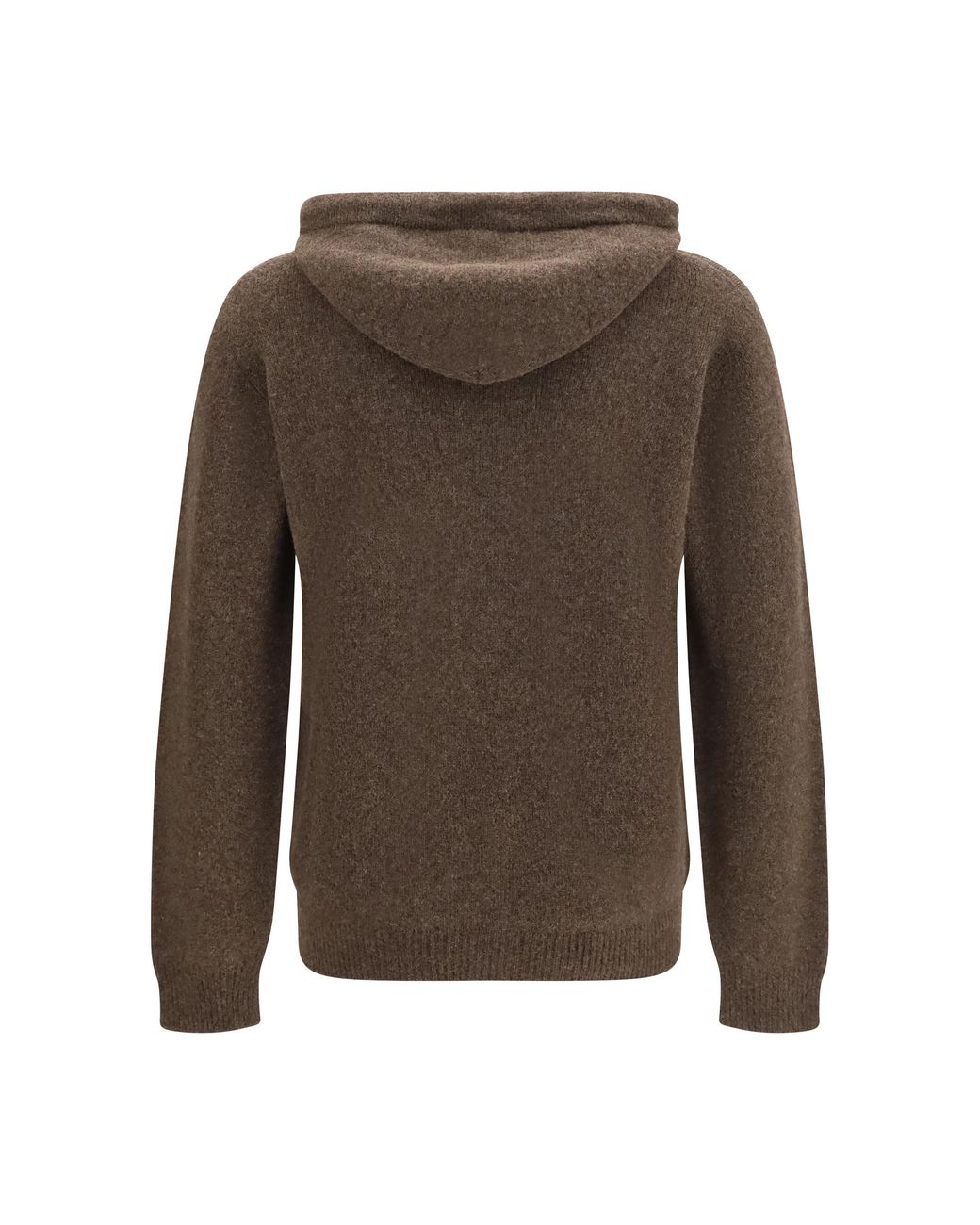 Roberto Collina Brown Hooded Sweater for men