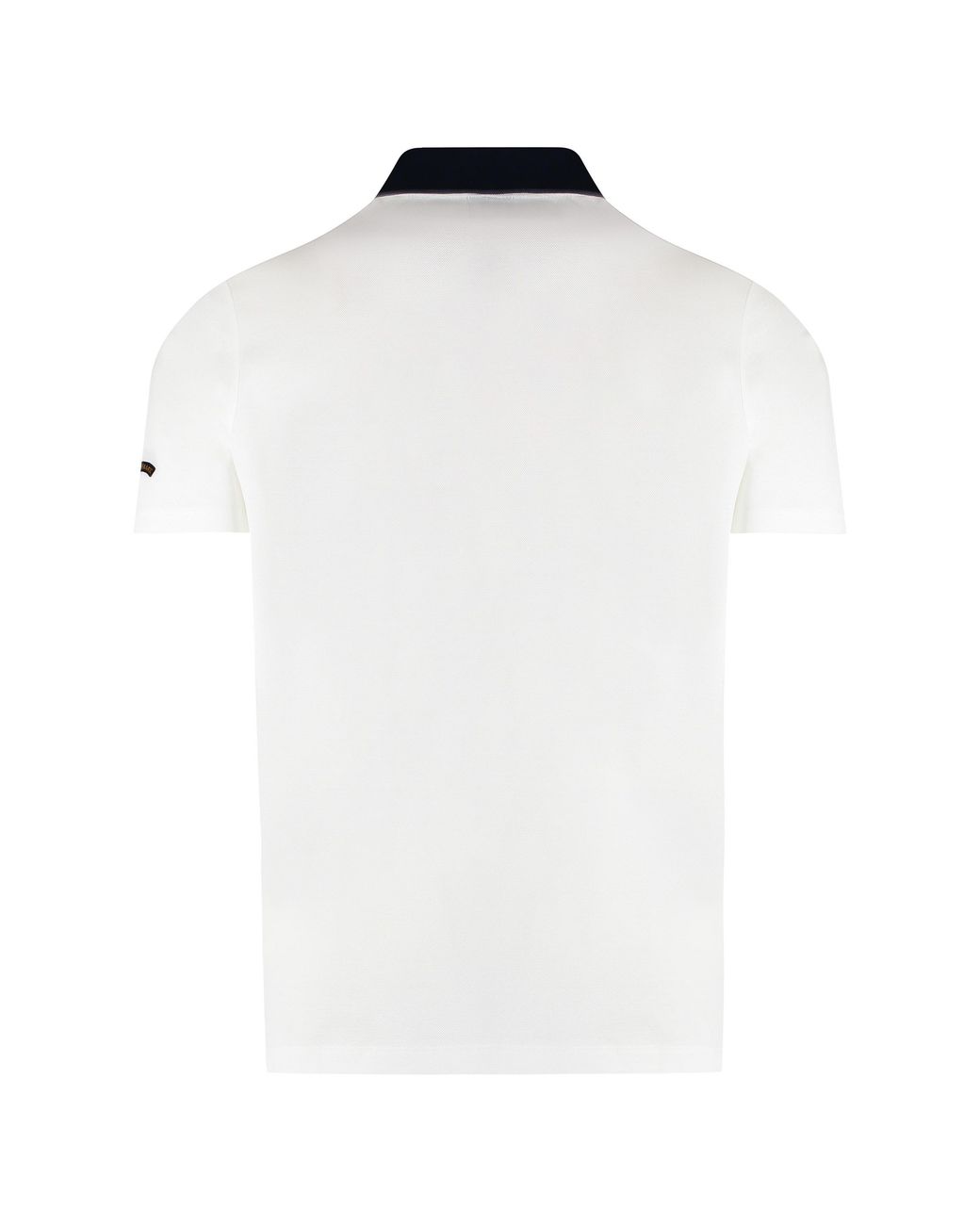 Paul & Shark Black Short Sleeve Cotton Polo Shirt for men