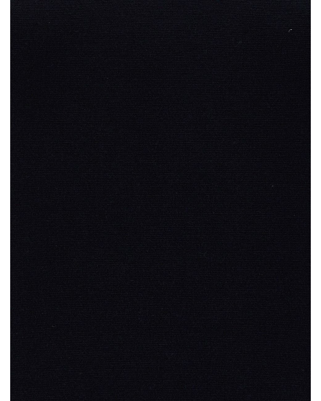 Max Mara Black Stretch Wool Knit Tank Top