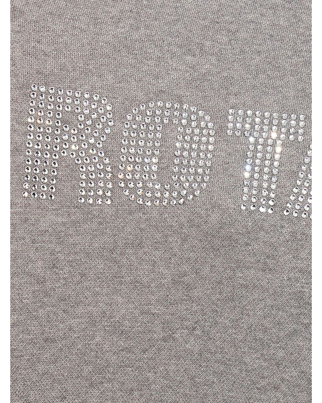 ROTATE BIRGER CHRISTENSEN Sequin-Logo Knit Sweater in Gray | Lyst