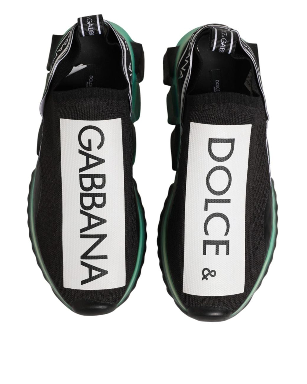 Dolce & Gabbana Black Slip On Sorrento Sneakers Shoes And 10+Pa+Pl+Vi for men