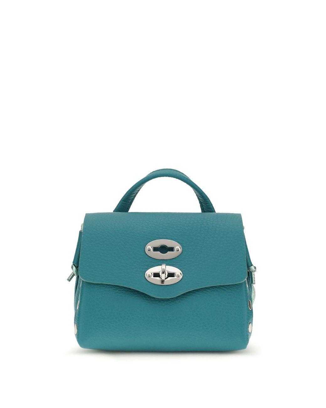 Zanellato Blue Shoulder Bag Postina Calf Leather (Bos Taurus)