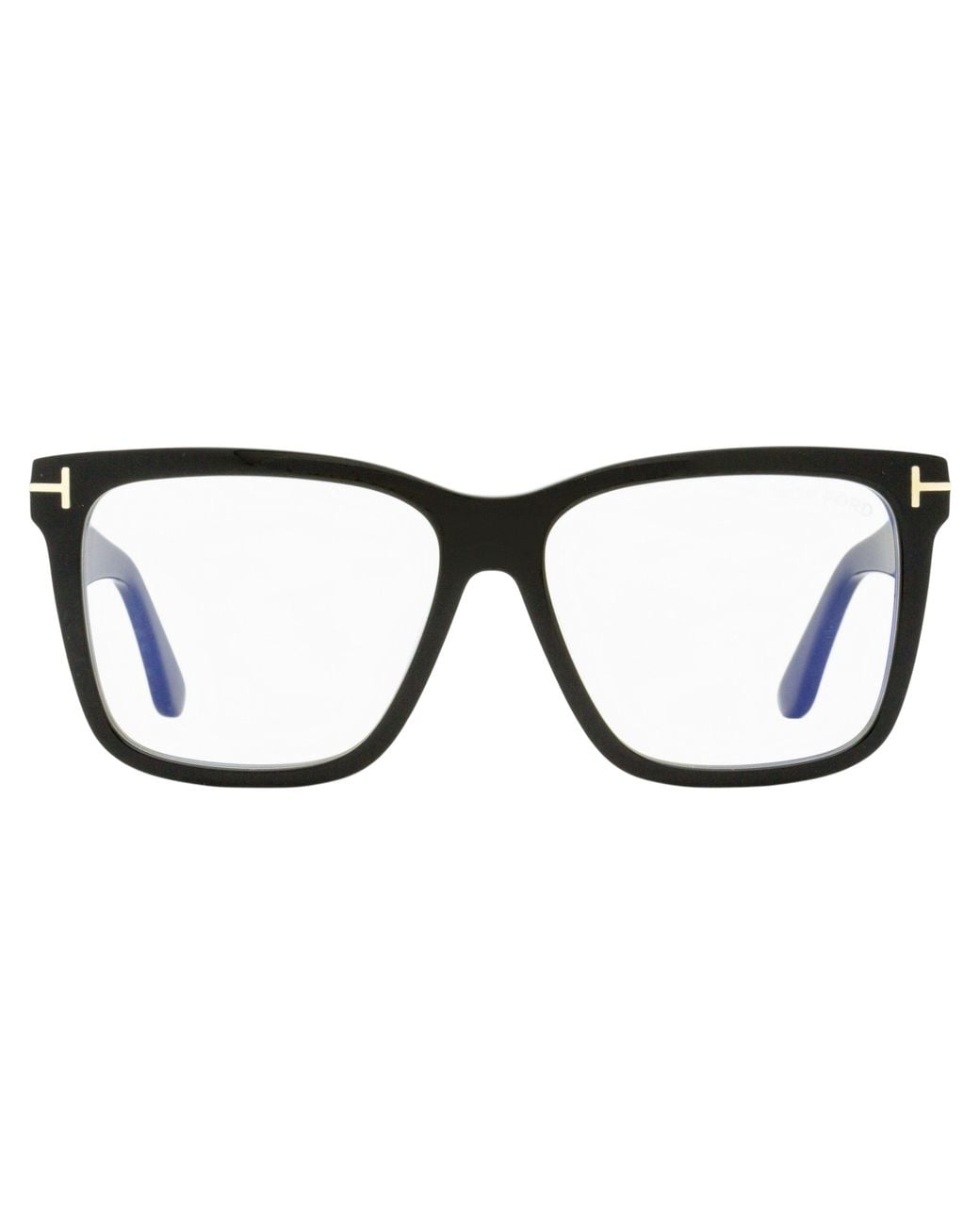 Tom Ford Black Magnetic Clip-On Eyeglasses Tf6069-B 001 54Mm Ft6069 Plastic (Acetate)