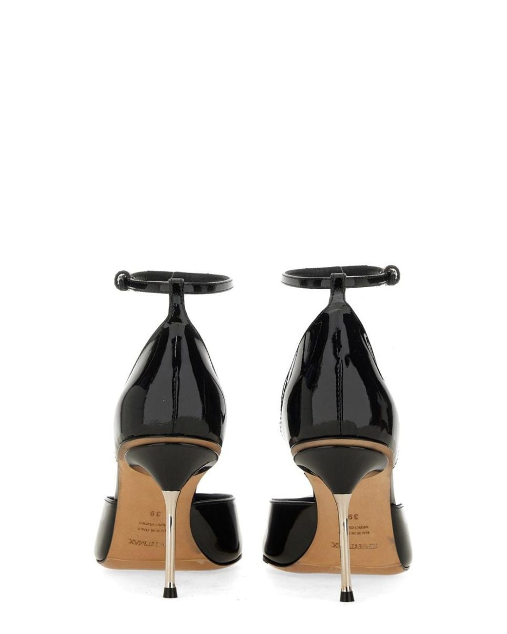 Sportmax Black Sportmax Leather Mary Jane Pumps