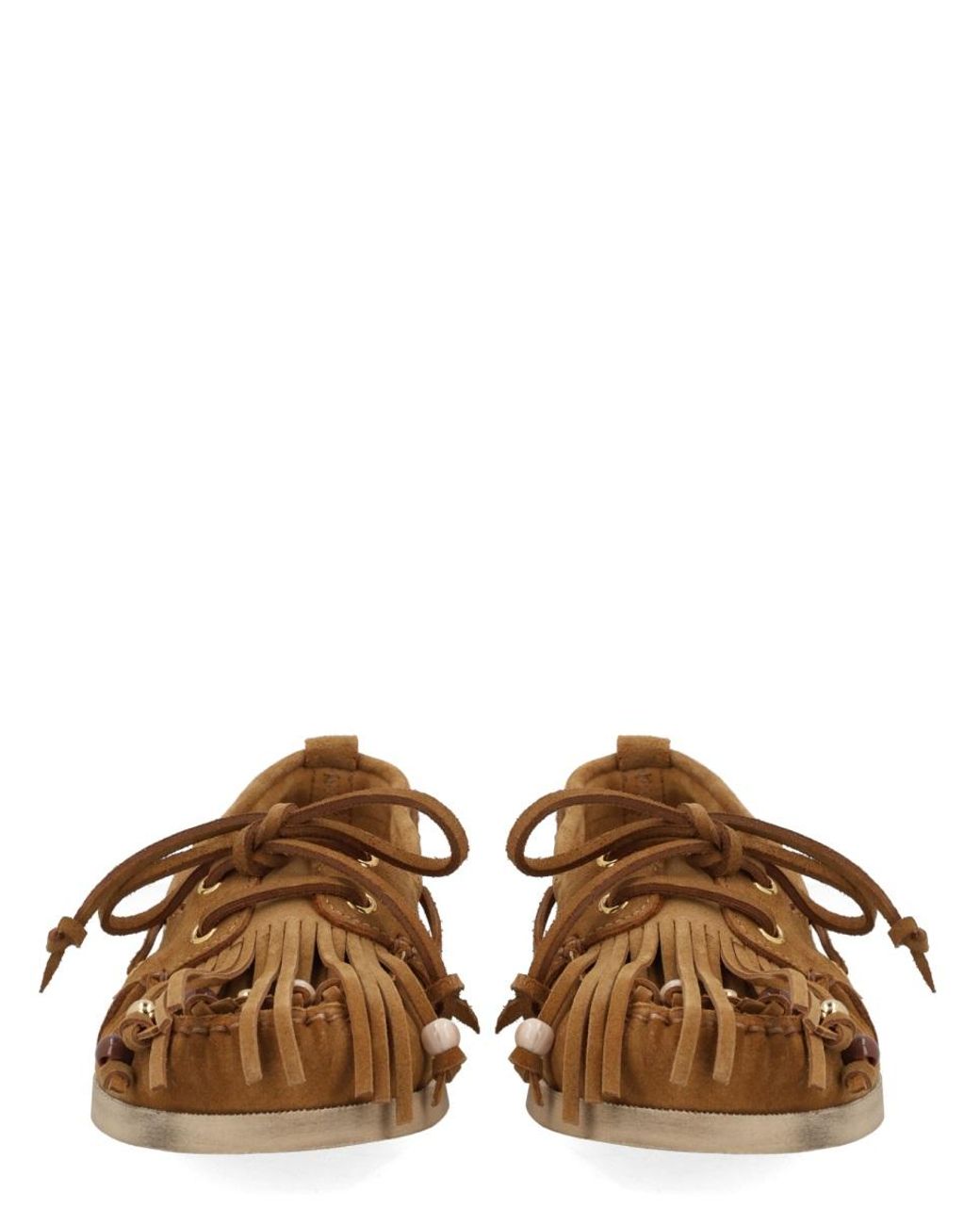 Golden Goose Deluxe Brand Brown Moccasin Cruise Leather Cow Loafers