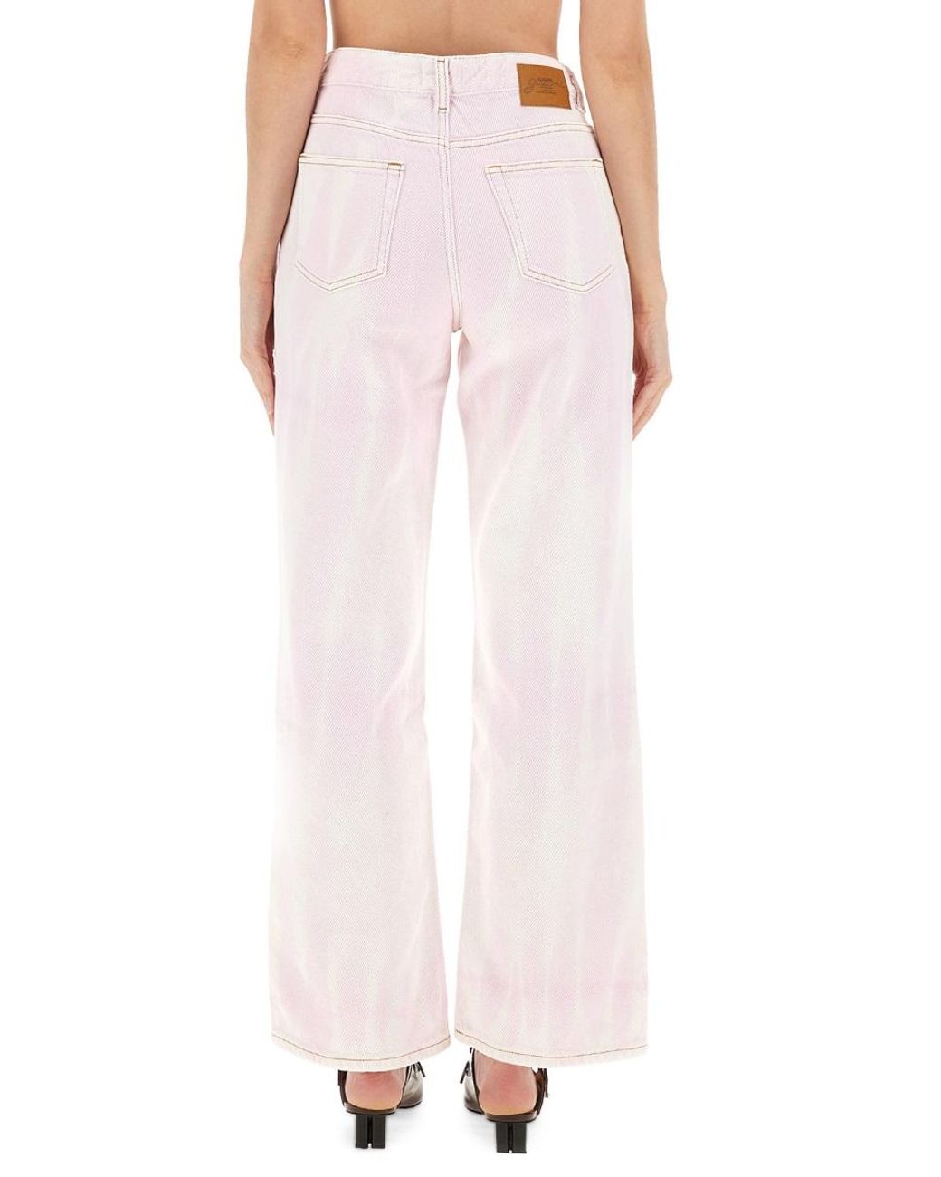 Ganni Pink Ganni Isey Jeans