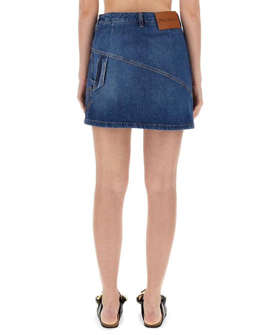 J.W. Anderson Blue Jw Anderson Denim Miniskirt