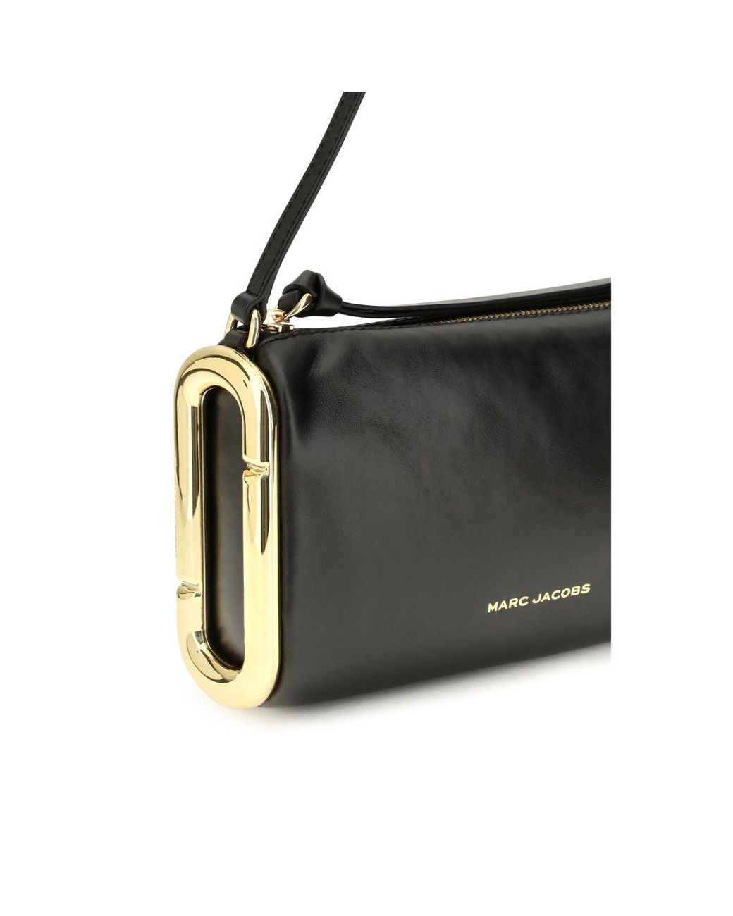 Marc Jacobs Black Calf Leather Bos Taurus Shoulder Bag