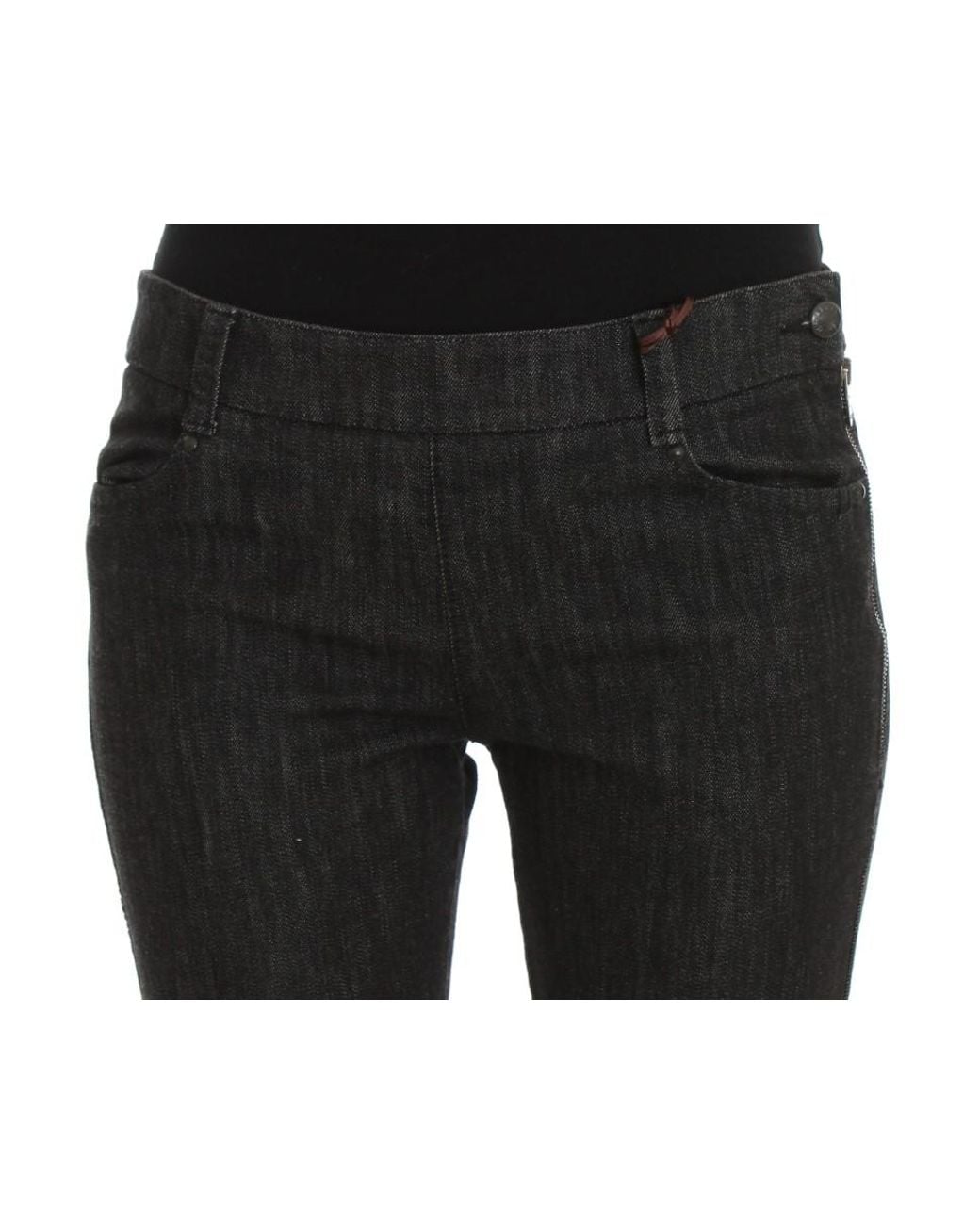 Ermanno Scervino Black Elegant Slim Fit Jeans