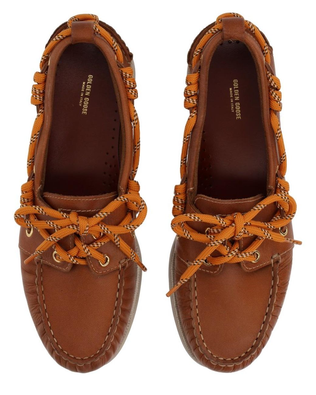 Golden Goose Deluxe Brand Brown Moccasins Cruise Leather Cow Loafers