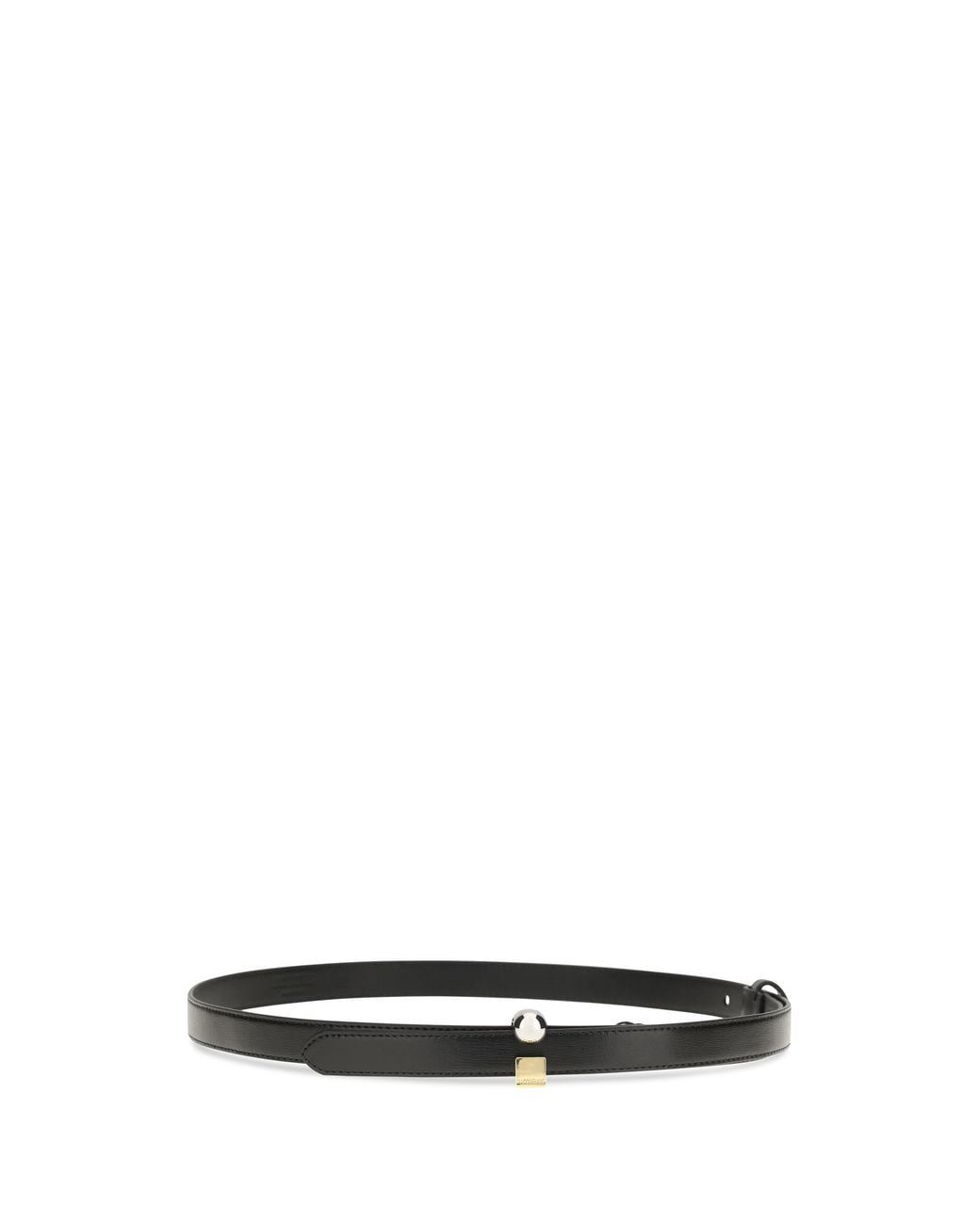 Jacquemus White Citta Belt Calf Leather Bos Taurus E Braces