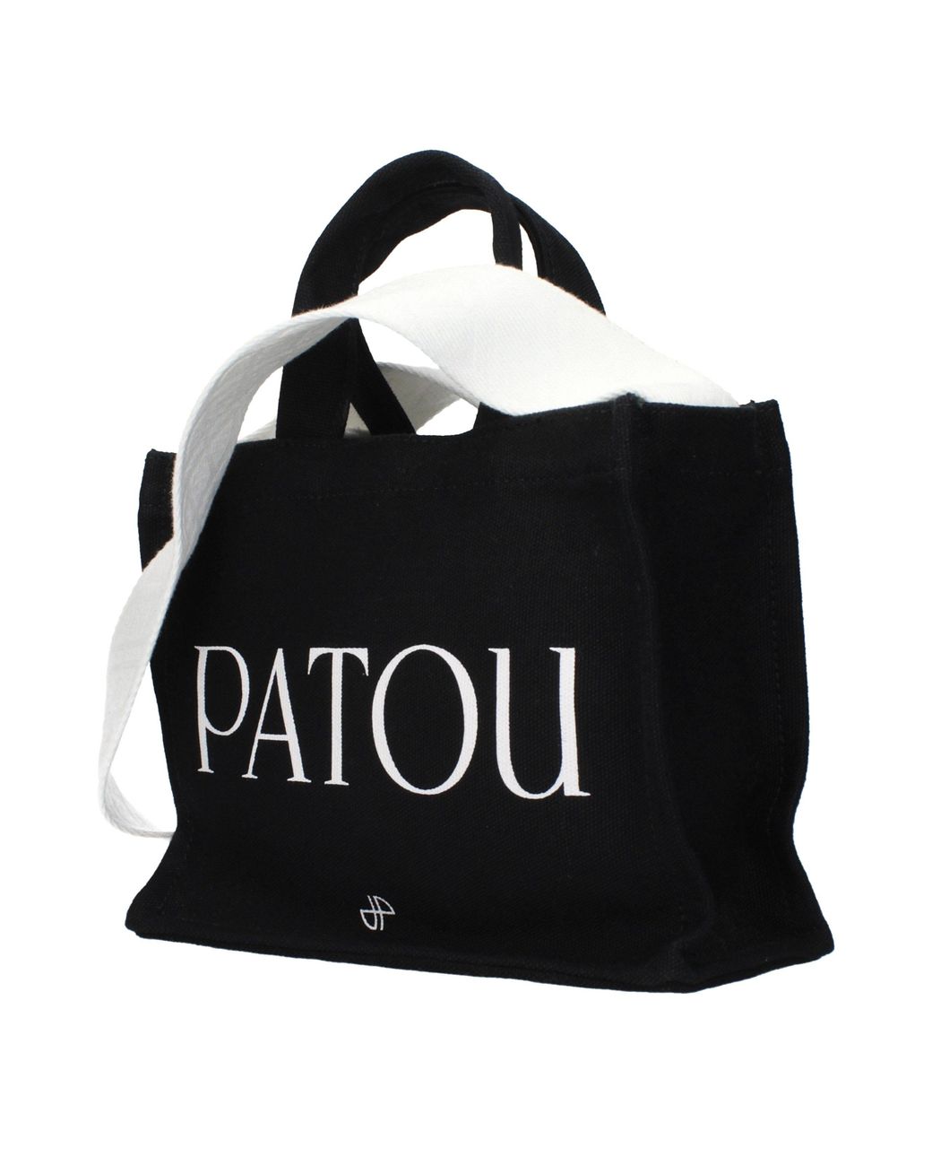 Patou Black Handbag Cotton