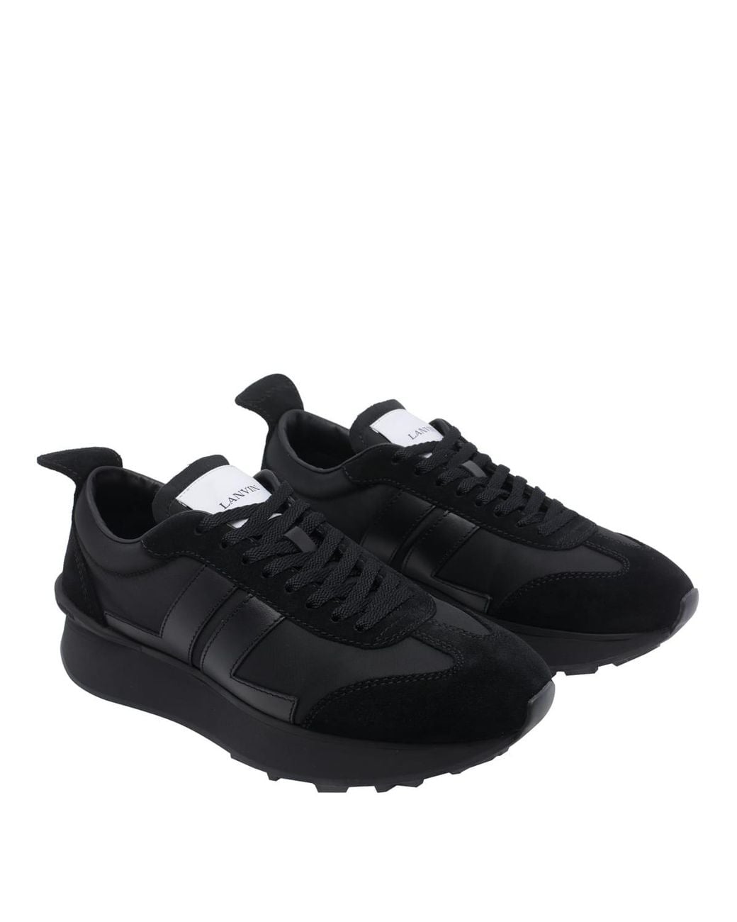 Lanvin Black Bumpr Sneakers for men