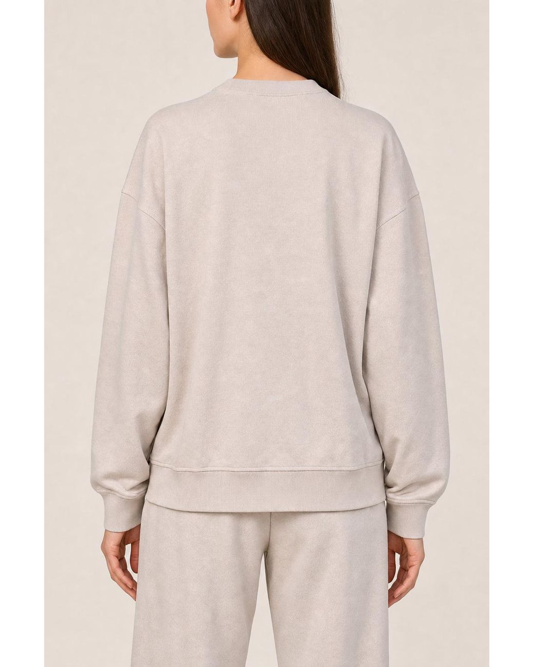 Brunello Cucinelli Natural Light Cotton Sweatshirt