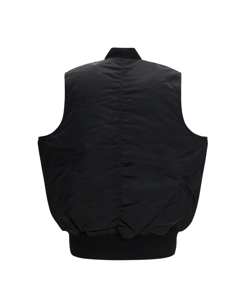 Alpha Industries Black Ma-1 Base Vest Nylon Blazers E Vests for men