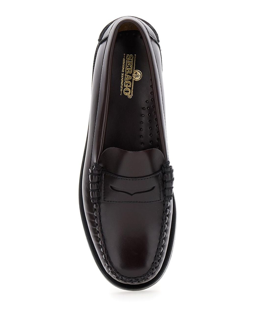 Sebago Black Dan Pull-On Loafers Leather