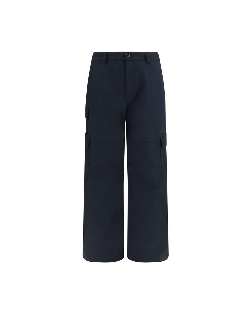 Balenciaga Blue Balenciaga Cotton Cargo Pants for men