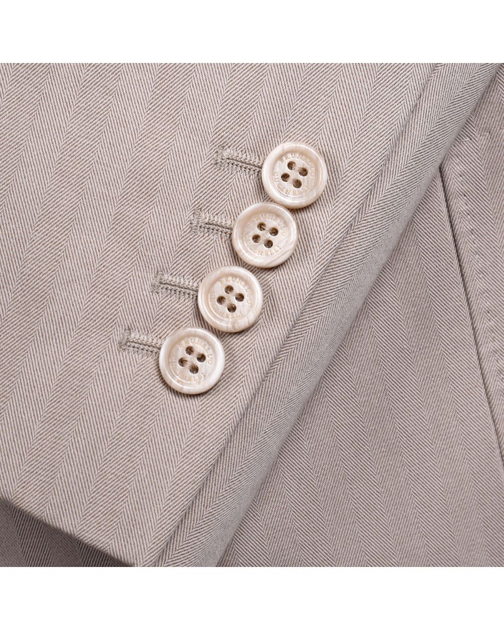 Brunello Cucinelli Brown Light Taupe Double Breasted Suit for men