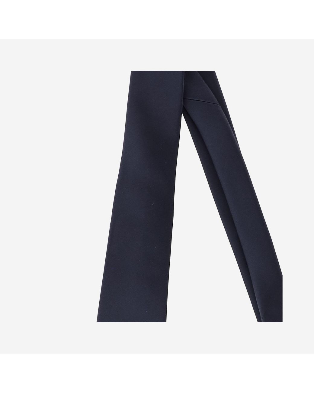Saint Laurent Blue Silk Satin Tie for men